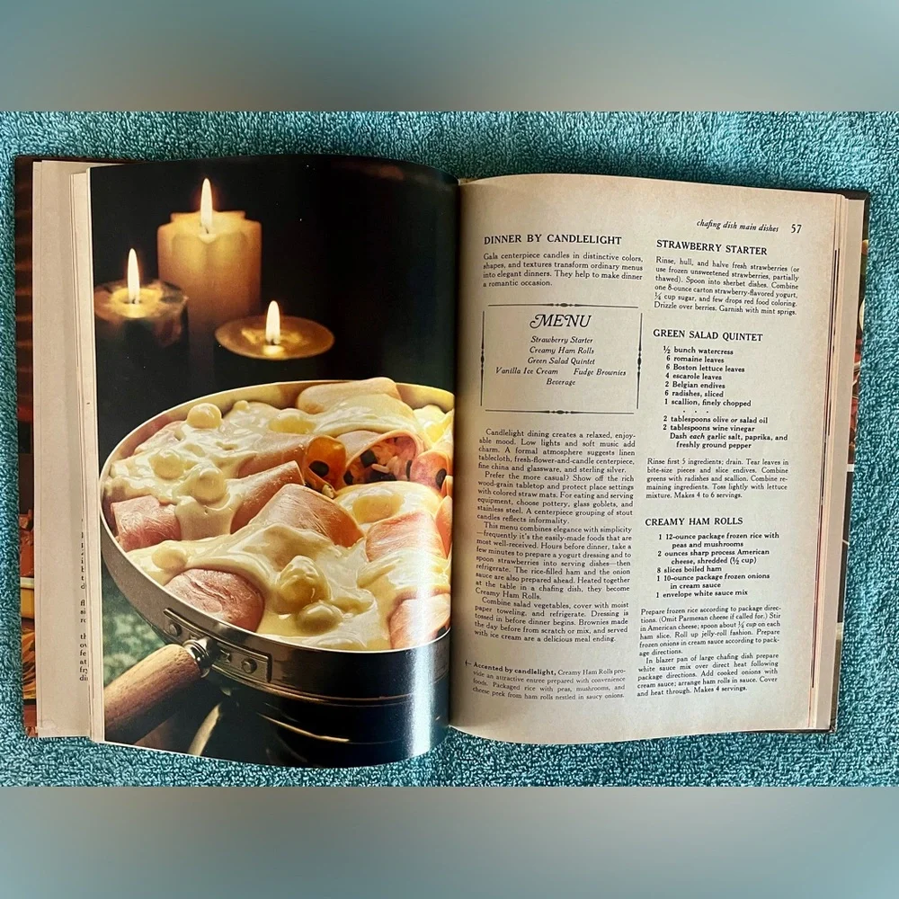 Vintage Better Homes and Gardens Fondue Cookbook Yellow Cover